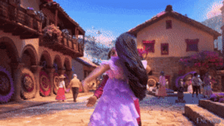 Isabela Madrigal Magical Flowers Bloom Encanto GIF