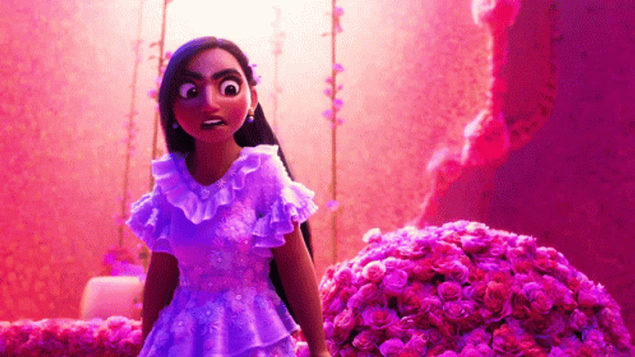 Isabela Madrigal Upset Pointing Fingers Encanto GIF
