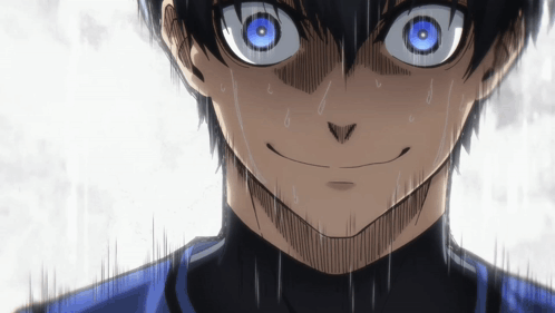 Isagi Yoichi Smiling With Rage GIF