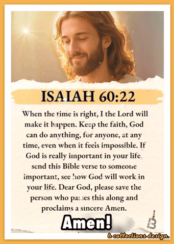 Isaiah 60:22 The Lord Will Make It Happen GIF