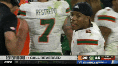 Isaiah Horton Miami Hurricanes GIF