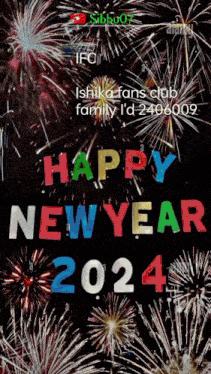 Ishika Fans Club Family Happy New Year Wishes GIF
