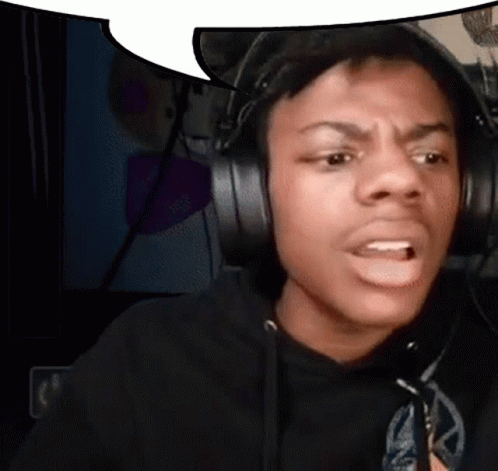 Ishowspeed Funny Face Looking His Hands GIF