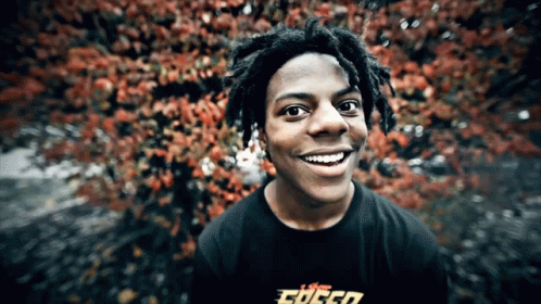 Ishowspeed Smiling While Singing GIF