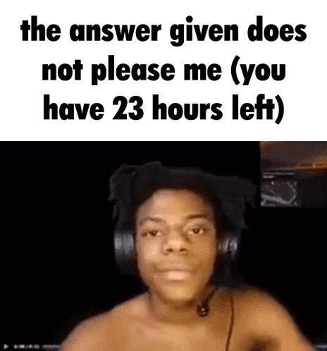 Ishowspeed Meme Displeased With Given Answer GIF