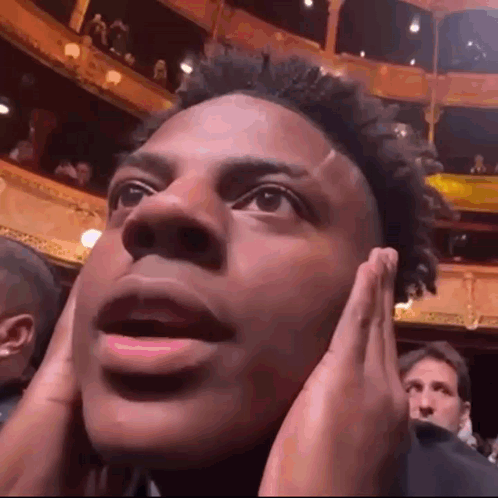 Ishowspeed Shocking Face Winning Awards GIF