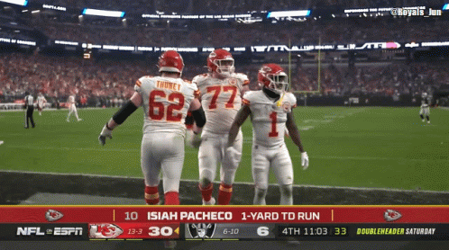 Isiah Pacheco Being Playful GIF