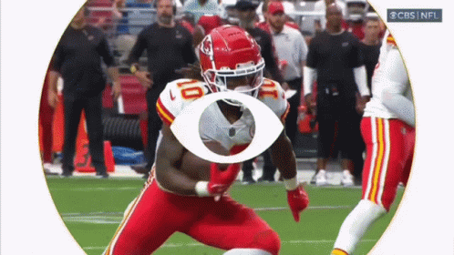 Isiah Pacheco Celebrates Winning GIF