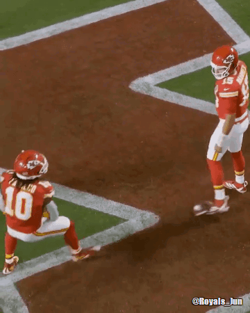 Isiah Pacheco Game Handshake GIF