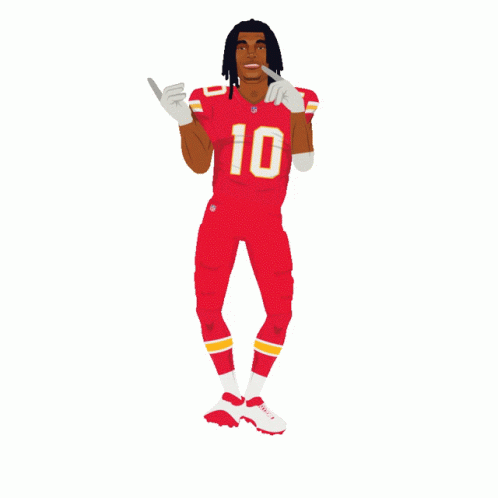 Isiah Pacheco In Animation GIF