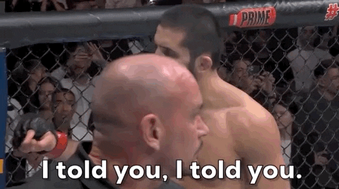 Islam Makhachev I Told You GIF