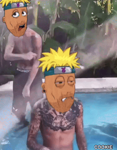 Island Boys Naruto Head Meme GIF