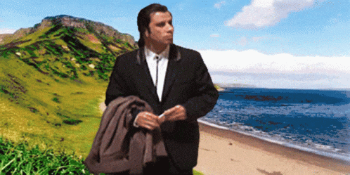 Island Confused Actor John Travolta GIF