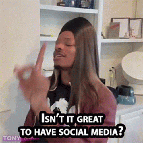Isn't It Great Social Media GIF