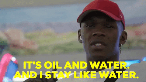 Israel Adesanya I Stay Like Water GIF