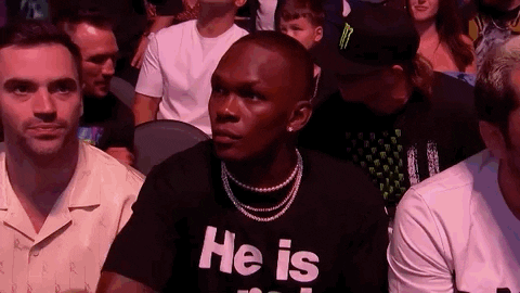 Israel Adesanya Pointing His Finger GIF