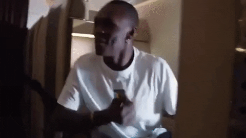 Israel Adesanya Pounding His Chest GIF