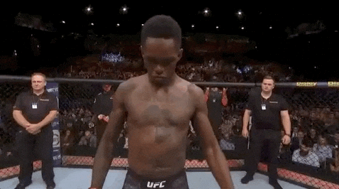Israel Adesanya Showcasing Martial Artist Skills GIF