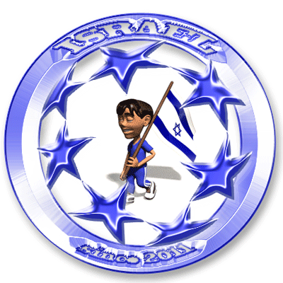 Israel Animated Man Carries Flag GIF