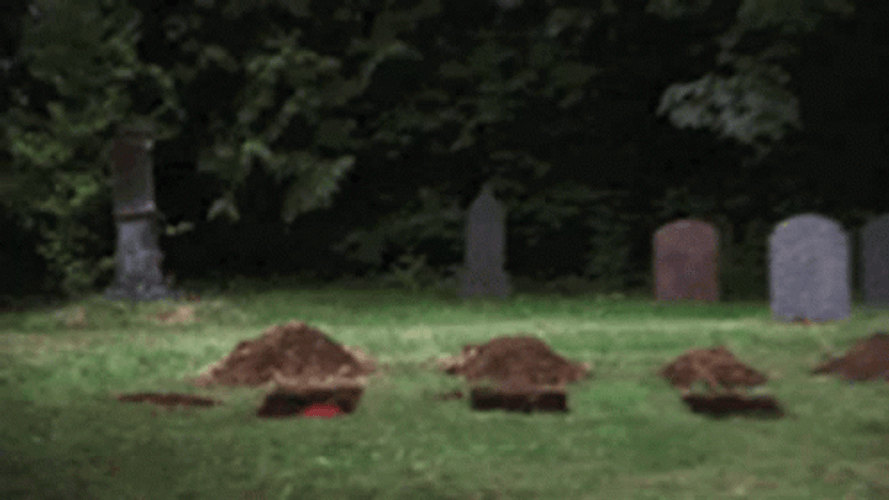 It Clown Digging GIF