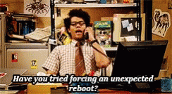 It Crowd Maurice Doing His Job GIF