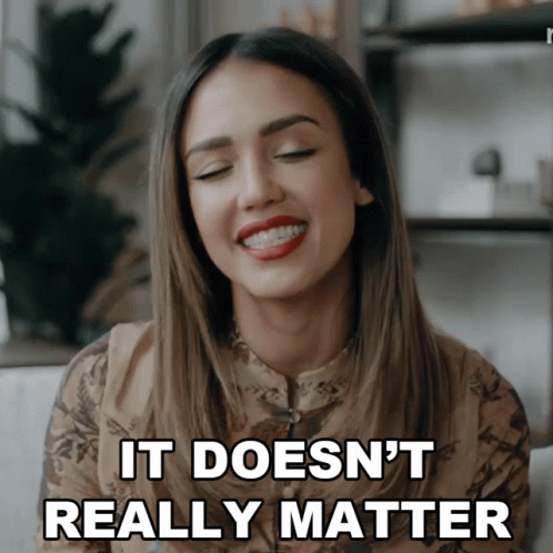 It Doesnt Matter Jessica Alba Smiling GIF