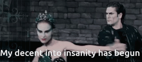 My Decent Into Insanity It Has Begun GIF