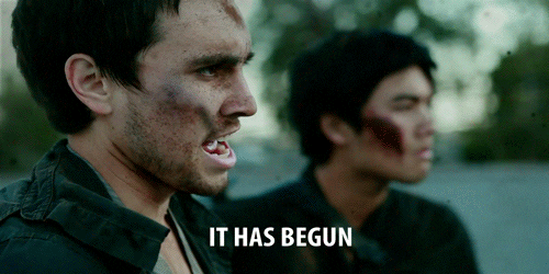 It Has Begun Two Men In A Fight GIF