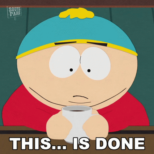 Eric Cartman It Is Done GIF