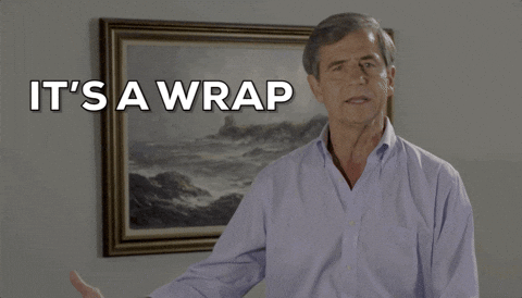 It Is Finished It's A Wrap GIF