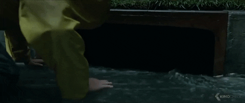 It Is Under The Drain Waiting GIF