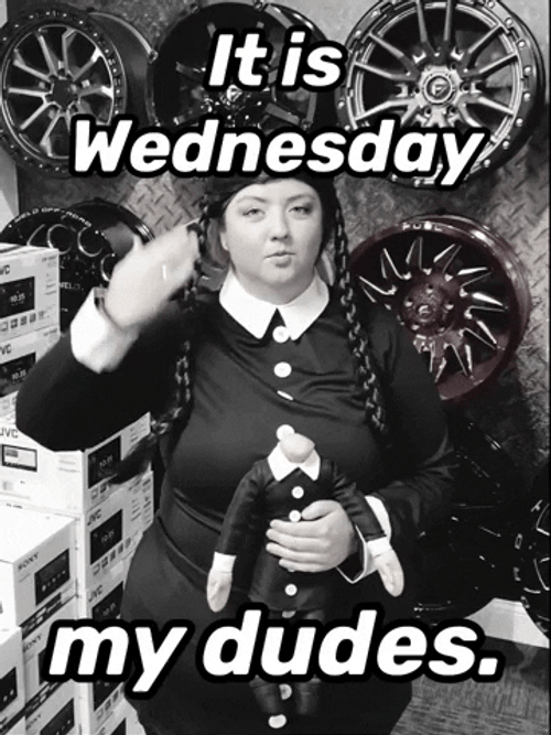It Is Wednesday My Dudes Wednesday Addams GIF