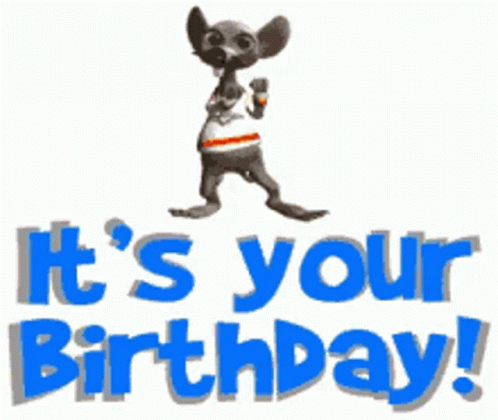 Mouse It Is Your Birthday GIF