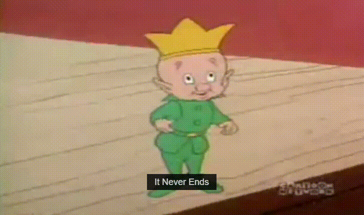 It Never Ends Elmer Fudd GIF
