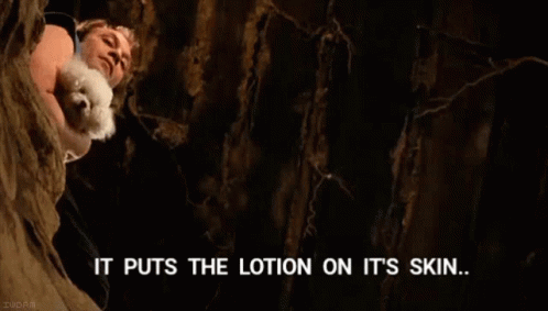 It Puts The Lotion On Its Skin GIF