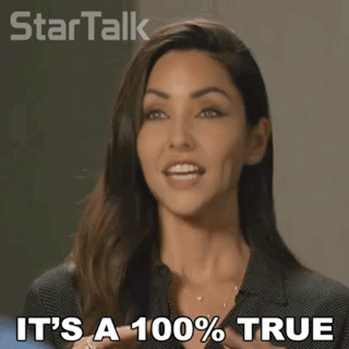 It's 100 Percent And It's True GIF