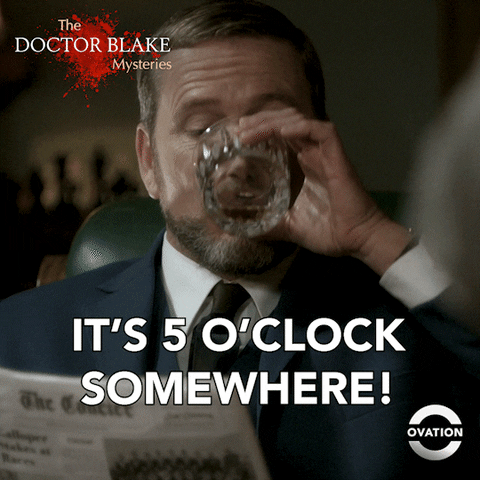 It's 5 O'clock Somewhere Doctor Lucien Blake GIF