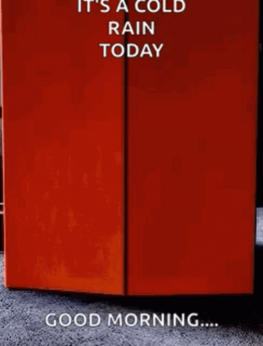 It's A Cold Rainy Monday Morning GIF