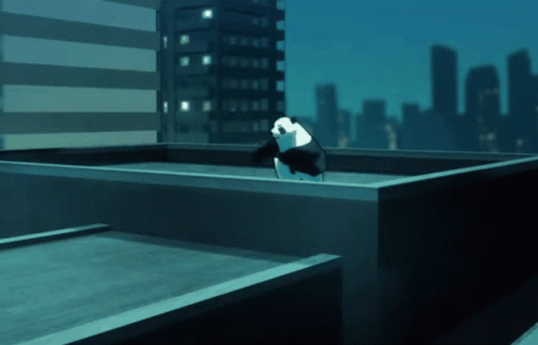 It's A Panda Parkour GIF