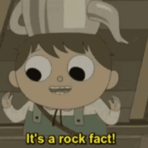 It's A Rock Fact Over The Garden Wall GIF