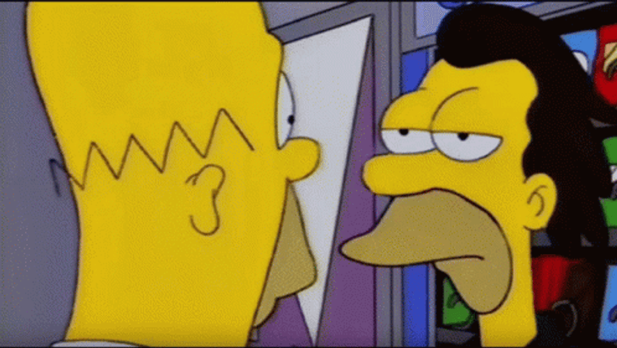 It's A Secret The Simpsons GIF