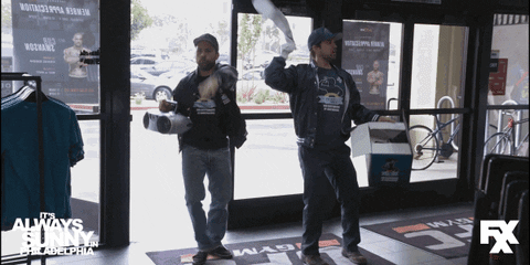 It's Always Sunny Dancing With Radio GIF
