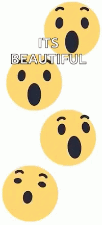 It's Beautiful Wow Emoji GIF