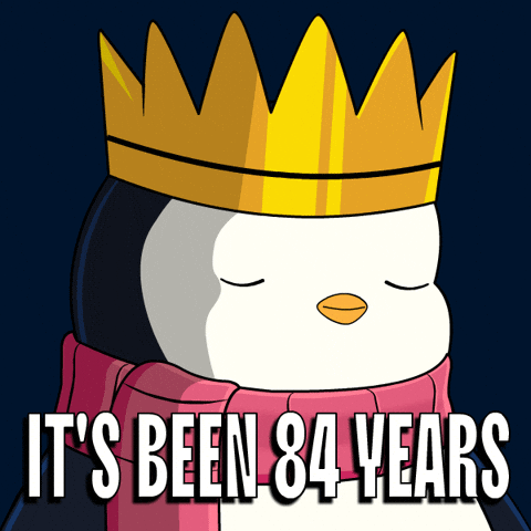 It's Been 84 Years Pudgy Penguin GIF