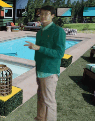 It's Big Brother Again By The Pool GIF