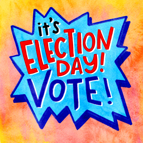 It's Election Day Vote Animation GIF