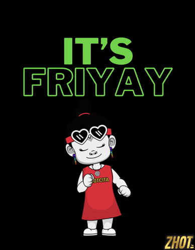 It's Fri Yay Cartoon Character