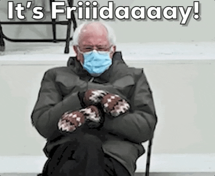It's Friday Bernie Sanders Meme GIF