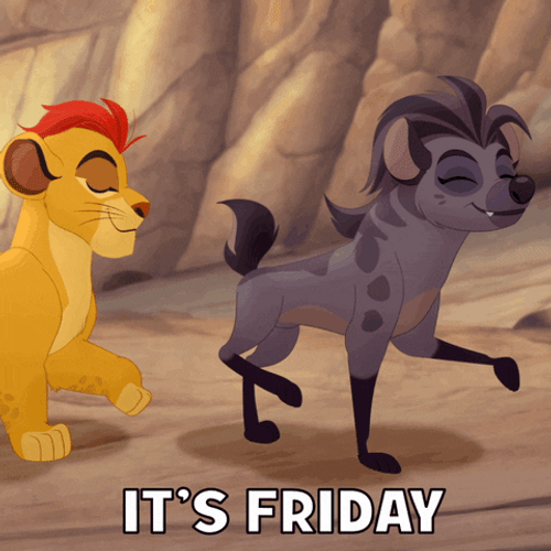 It's Friday Dance Kion Lion Guard GIF