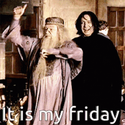 It's Friday Funny Harry Potter GIF